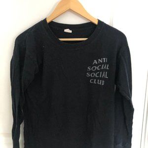 Official Anti Social Social Club Faded Long Sleeve Tee Shirt